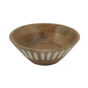 ชามไม้ทรงกลมสำหรับใช้ในครัวเรือนธรรมชาติชามเครื่องครัวดีไซน์หลากหลาย - Product Image 5