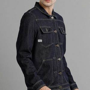 Veste en jean pour homme de style vintage, marque privée - Couleurs et logo personnalisables, qualité supérieure, prix attractif, vente en vogue - Product Image 4