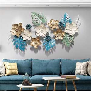 Balcony <b>Wall</b> <b>Decoration</b> Multicolor <b>Metal</b> Frame Art <b>For</b> <b>Living</b> <b>Room</b>, Trending Floral Designer <b>Metal</b> <b>Wall</b> Art <b>For</b> Wedding Gifts - Product Image 2
