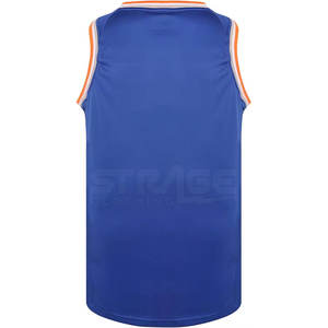 Maillot de basket-ball sur mesure, design unique, respirant, grande taille, haute qualité, séchage rapide, 100% polyester, sans manches, fabriqué au Pakistan - Product Image 3