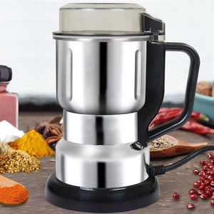 Moulin à <span class=keywords><strong>café</strong></span> électrique à 8 lames en acier inoxydable, capacité de 500 g, broyage rapide pour grains, céréales, herbes - Cuisine moderne et compacte - Product Image 1