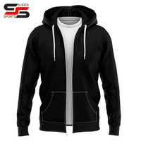 Sudadera con Capucha de Béisbol Sublimada, Forrada y con Cierre, de Primera Calidad, Ecológica, 360g, Personalizada, de Poliéster Sublimado para Hombre