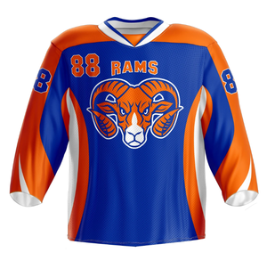 Ensemble maillot de hockey sur glace personnalisé avec sublimation réversible double face entraînement vêtements de hockey sur glace Style 100% Polyester Long - Product Image 2