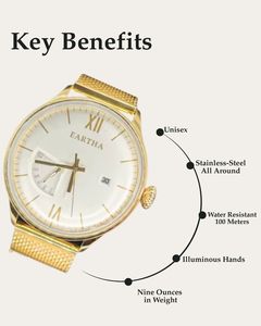 Reloj Unisex Vision Edición Limitada, Cristal de Zafiro, Correa de Malla de Acero Inoxidable, Resistente al Agua 10 ATM, Diámetro de la Caja 45 mm, Grosor de la Caja 10 mm - Product Image 2