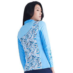 Haut de performance pour femme, décontracté, léger, à séchage rapide, respirant, avec fermeture éclair, protection UPF 50+, idéal pour la randonnée et les activités estivales et automnales en extérieur - Product Image 6