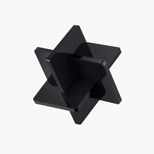 แผ่นอะคริลิกแบบทึบแสงเงา 30.25 มม. ชุด (3 ชิ้น) 300x300 มม. แบบหล่อขึ้นรูป MMA สำหรับตัดด้วยเลเซอร์ สลัก งานโฆษณา แสง งอได้ พิมพ์ได้ - Product Image 1