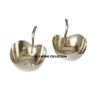 Conception de pomme fantaisie en métal de haute qualité et article de vaisselle de bol décoratif personnalisé de nouvelle forme de style pour un usage domestique - Product Image 1