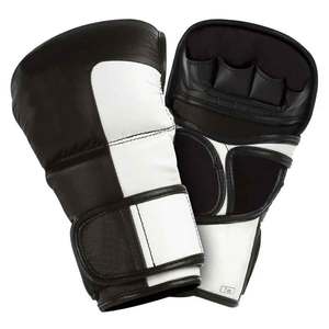 Gants de boxe MMA Sanda en cuir personnalisés de qualité professionnelle avec caractéristiques imperméables antidérapantes pour l'entraînement aux arts martiaux - Product Image 1