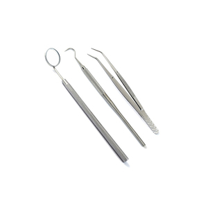 Kit d'outils dentaires professionnels nettoyage des dents Kit de soins bucco-dentaires cure-dents miroir dentaire grattoir à tartre sonde dentaire détartreur dentaire - Product Image 5