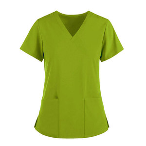 ยูนิฟอร์ซ เอ็นเตอร์ไพรส์ เสื้อสครับสำหรับผู้หญิงคุณภาพพรีเมียมสั่งตัดได้ตามต้องการ สำหรับฤดูร้อน ผลิตจากผ้าแคนวาสผสมสแปนเด็กซ์ ป้องกันการเกิดการเสียดสี - Product Image 6