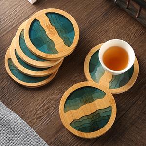 Exportateur indien Sous-verres légers en résine et bois de qualité supérieure Protection élégante pour toute surface disponible pour la vente en gros - Product Image 2