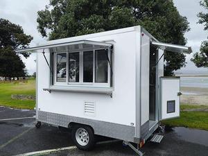 Food Truck Mobile Food Catering Trailer Totalmente equipado al aire libre Mobile Beer Ice Cream Coffee Carts Food Trailers Totalmente equipados - Product Image 2