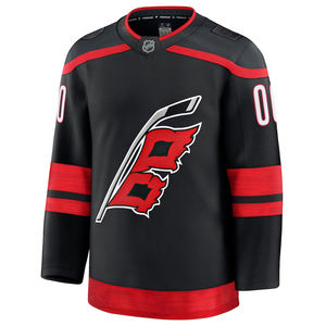 Maillot de Hockey personnalisé noir et rouge pour hommes à manches longues léger Patchwork vêtements de sport décontracté haut Streetwear athlétique - Product Image 2