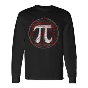 Camiseta de Manga Larga con el Símbolo de Pi 314 para Amantes de la Matemática y Profesores, Camiseta Promocional para el Día de Pi - Product Image 1