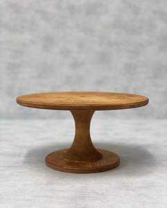 DRIVEN PRODUCTS HANDMADE DESGIN ROUNDED SHAPE BIRTHDAY CAKE SERVING Stand For Party Celebration Wooden Cake - Product Image 4