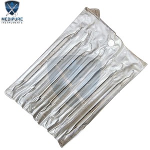 Curette dentaire Gracey en acier inoxydable, curettes parodontales, curette pour planification radiculaire, outils de détartrage Gracey, instruments dentaires - Product Image 1