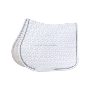 Tapis de selle pleine grandeur Tapis de selle de cheval Coton Satin Équitation Cheval Paillettes Confort Tapis de selle Mousse Service OEM - Product Image 4