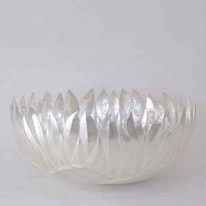 Plato y cuenco para servir, vajilla, cuencos para servir, diseño hecho a mano, acabado de comida, diseño áspero, decoración interior, Material sólido - Product Image 3