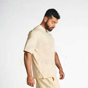 100% Cotton Men's Oversized T-Shirt <b>Fashion</b> Loose Fit Summer Casual Top Streetwear Top Wear - Product Image 4