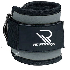 Custom Logo Fitness Double Ring <b>Ankle</b> <b>Support</b> Adjustable Neoprene Sport <b>Ankle</b> Straps Professional Protection Buckle Closure - Product Image 4