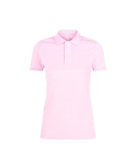 Chemise Polo de Golf à manches courtes pour femmes, couleur rose, col grande taille, Design personnalisé imprimé, quantité de vêtements pour femmes du Bangladesh - Product Image 1