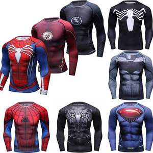2025 nouveau Design qualité d'exportation MMA hommes Rash-Guard Compression T-Shirt manches longues et Protection du cou respirant vêtements de sport - Product Image 5