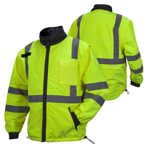Vestes de sécurité pour hommes, couleurs et matériaux de logos personnalisés Veste de sécurité bon marché imperméable de haute qualité Vente en gros - Product Image 1