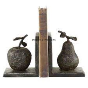 Top Quality Metal Apple And Pear Designer Gorgeous Look Bookends Liabraries And School <b>Shelves</b> And <b>Desks</b> Decoration Supplies - Product Image 1