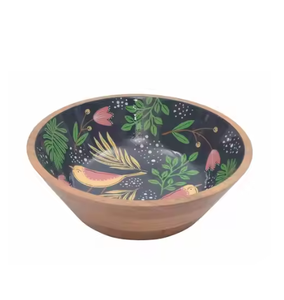 Premium Quality Handmade Wooden Salad Serving <b>Bowls</b> <b>Disposable</b> Kitchenware Sustainable and Eco-Friendly Enamel <b>Bowls</b> - Product Image 6