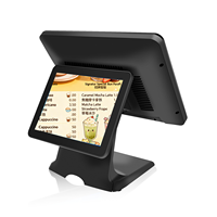 Terminal POS Todo en Uno OEM de 15 Pulgadas con Pantalla Táctil LED de 1024x768, 128GB/256GB/512GB, Doble Pantalla, Windows, Intel I7, 4GB/8GB/16GB RAM