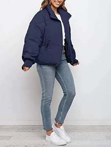 Chaqueta acolchada de Invierno para mujer personalizable, abrigo cálido acolchado con burbujas para exteriores, para el exterior, para el exterior, para el momento de la MS-JS-0033 - Product Image 4