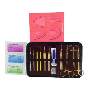 Popular Good Quality Skin-Like Silicone <b>Suture</b> <b>Kit</b> Perfect Medical Students Practice <b>Kit</b> for Surgical Training - Product Image 1