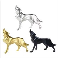 Sculptures et statues en aluminium GOLD LEOPARD Fabriquées et de style parfait pour les maisons modernes Décoration artistique Accents