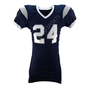 ชุดฝึกซ้อมอเมริกันฟุตบอลสำหรับเยาวชน โพลีเอสเตอร์ 100% ระบายอากาศได้ดี คุณภาพสูง ชุดแขนสั้น - Product Image 2