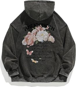 Sweat-shirts Y2k à imprimé flou, sweat-shirt à capuche surdimensionné, pull à capuche - Product Image 6