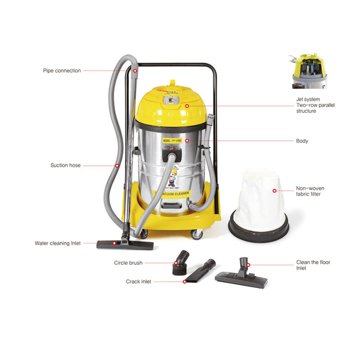 Sludge and coolant extraction air vacuum 70L 40L 20L 6L dry wet cleaning solution for explosive industrial area no electricity