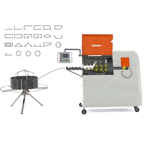 Dobladora de barras de estribo de barra recta con servomotor de núcleo PLC y motor de precio de fábrica - Product Image 3