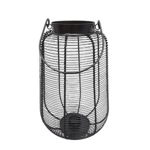 Lanterne en fil de fer décorative pour la maison Bougeoir à texture rustique et bougeoir pour la décoration de mariage en vrac - Product Image 3