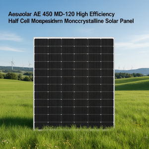 Panneau solaire monocristallin à demi-cellules haute efficacité Aesolar AE 450 MD-120 - Product Image 3