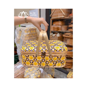 Caja de regalo de bambú al mejor precio/caja de almacenamiento de bambú de alta calidad al por mayor caja de regalo de bambú encantadora de Vietnam Sky Pham Blue Lotus Vietnam - Product Image 4