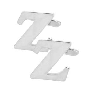 Vittorio VICO Chất Lượng Cao Bạc Thời Trang <span class=keywords><strong>Cufflinks</strong></span> <span class=keywords><strong>Tie</strong></span> Clip Pha Lê Rhinestone Đồng Bằng viết tắt (A-Z) Phù Hợp Cho Đám Cưới Quà Tặng - Product Image 3