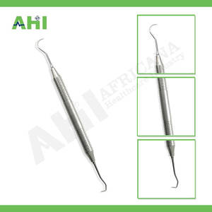 Escariador Dental Manual de Primera Calidad con Certificación CE Clase I, para Dientes Interproximales, Cervicales y Anteriores, Equipo de Acero Inoxidable - Product Image 4