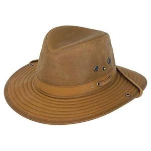Leather Cowboy <b>Hat</b> Unisex Adjustable Wide Brim Outdoor Vintage Distressed <b>Western</b> Outback <b>Hat</b> Spring Summer Casual Adult - Product Image 1
