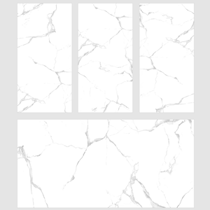 Baldosas blancas esmaltadas con acabado brillante pulido Diseño clásico moderno antibacteriano - Product Image 1