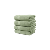 Serviette de bain 100% coton turc de qualité supérieure Style vert armée tissé fait Turkey-27x55 "70x140 cm tailles disponibles