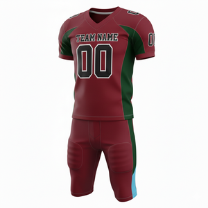Conjunto de Uniforme de Fútbol Americano Sublimado Personalizado, Camiseta y Pantalones - Product Image 3