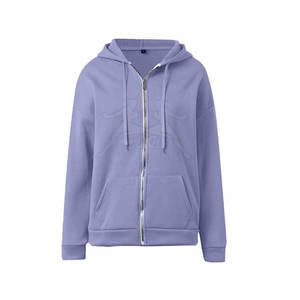 Chándal con cremallera de ajuste relajado con tela duradera y aspecto moderno Chándal clásico con cremallera con tela suave al tacto - Product Image 6