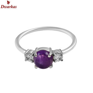 แหวนอัญมณีหลากสีสีสีเขียวง่ามทำด้วยมือสุดงดงามสำหรับ925เงินสเตอร์ลิง - Product Image 6