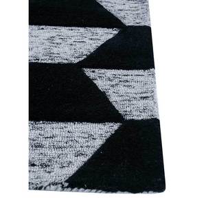 Tapis en laine et viscose tufté à la main Contour Ivory TNQ-3242 (CM-01) - Tapis géométrique moelleux pour la maison, tapis rectangulaire en jute pour adolescents, couloir - Product Image 4