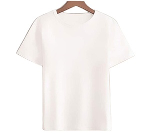 T-shirt pour homme uni, manches courtes, col rond, décontracté, très vendu, prix bas, 100% coton, orienté export, logo et design personnalisés - Product Image 5